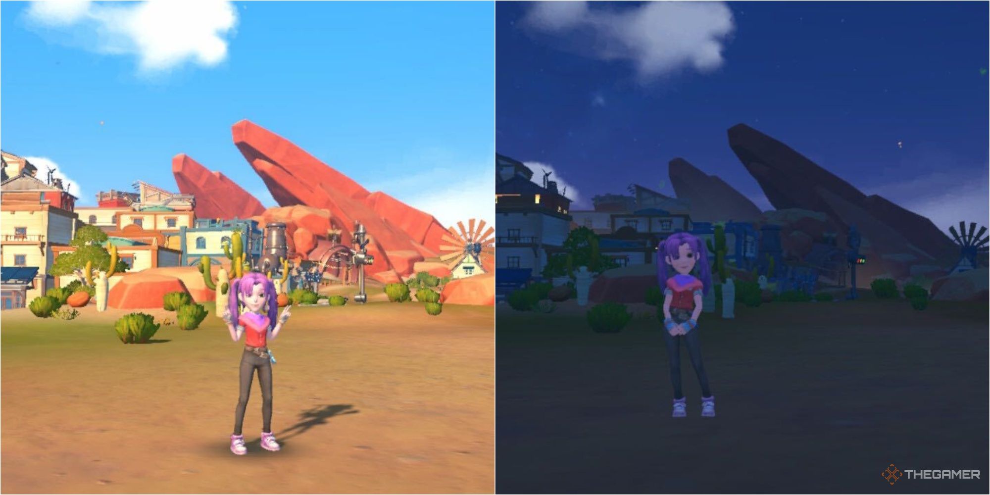 a builder in the same spot day and night my time at sandrock game speed